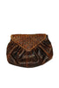 basket weave snakeskin purse