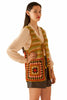 70s Afghan Crochet Boho Vest