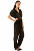 Black Goddess Sequin Jumpsuit