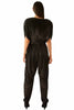 Black Goddess Sequin Jumpsuit