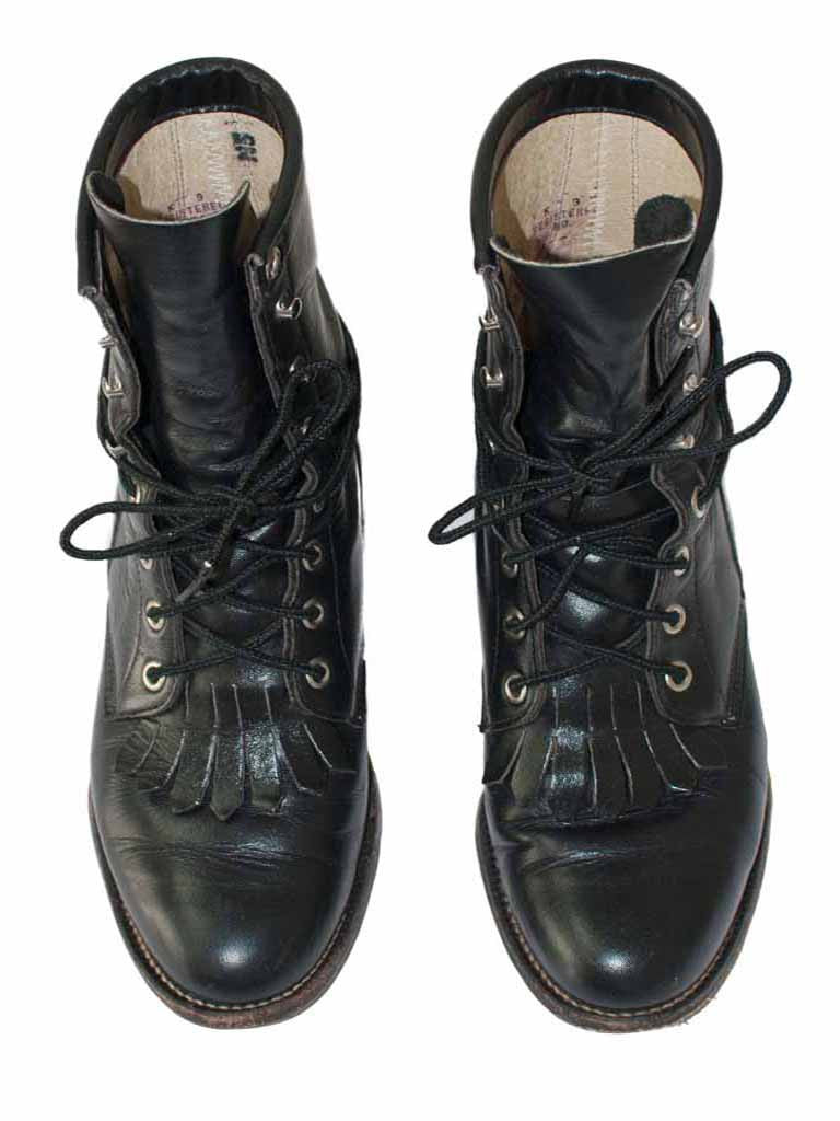 Black Lace up Paddock Boots