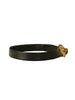 Black Snakeskin Belt