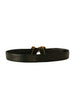 Black Snakeskin Belt