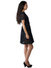 Black Cut out Lace Full Circle Dress