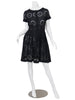 Black Cut out Lace Full Circle Dress