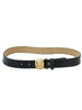 Anne Klein Black Lion Head Belt