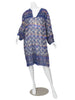 Blue Metallic Indian Dress