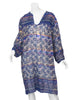 Blue Metallic Indian Dress