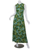 60s Floral Maxi w/ Broach