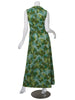 60s Floral Maxi w/ Broach